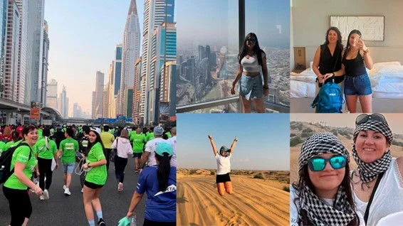 Ainhoa's unforgettable experience in the Dubai Run