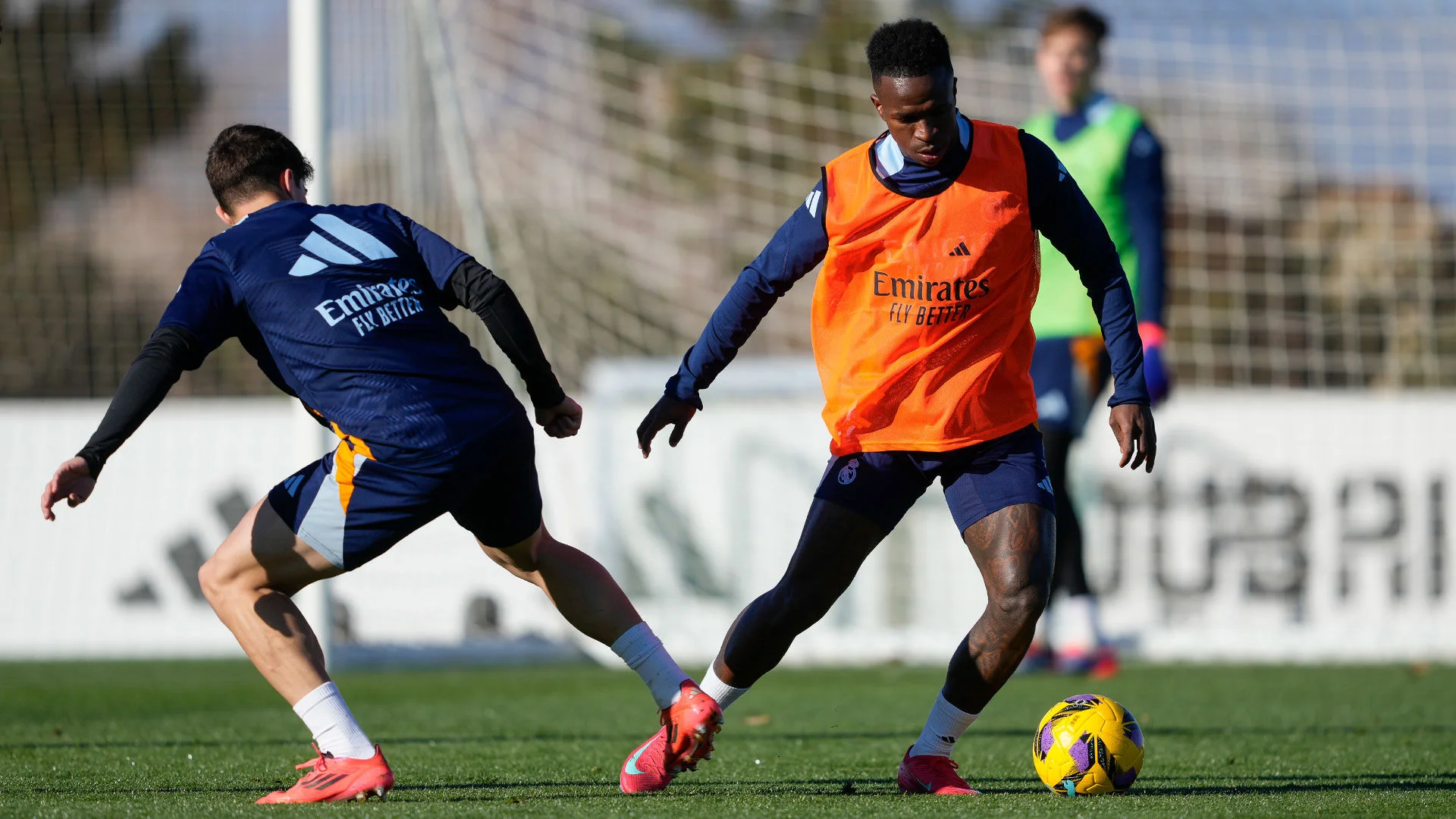 The team begin preparations for the clash with Espanyol