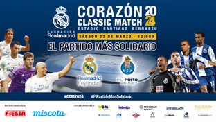 The Corazón Classic Match 2024 takes place at the Santiago Bernabéu on Saturday