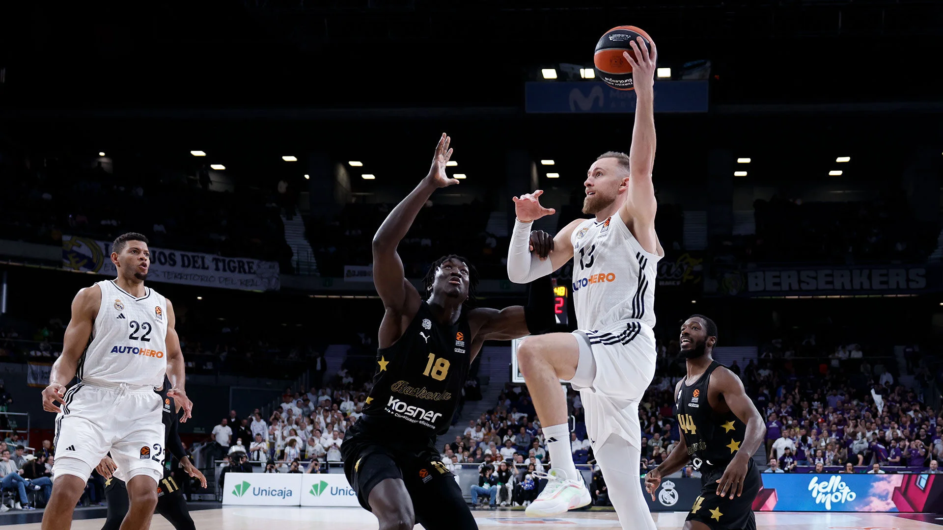 El Real Madrid recibe el domingo al Baskonia