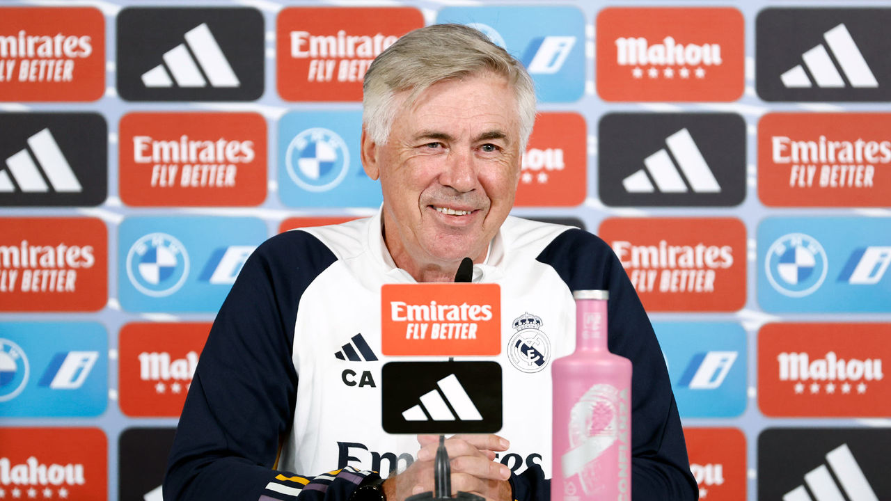 Ancelotti: “Es una semana importante y estamos bien para afrontarla”