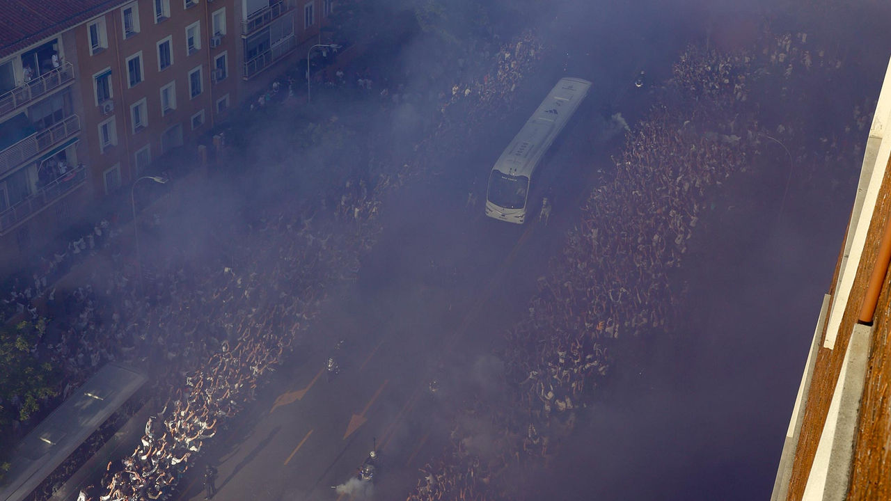 Impressive welcome for Real Madrid