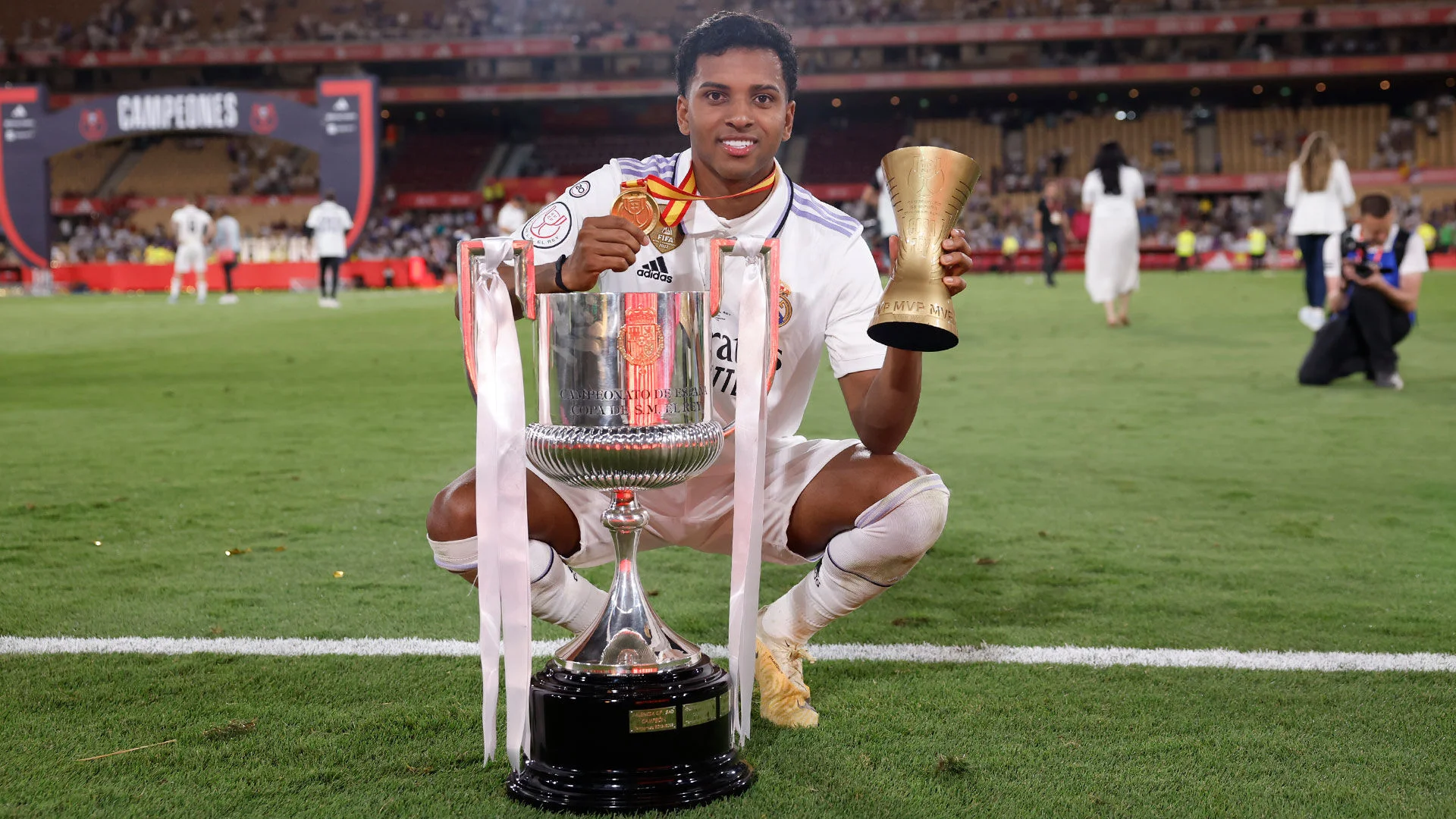 Rodrygo, MVP of the final: 'I want to keep winning trophies with Real Madrid'