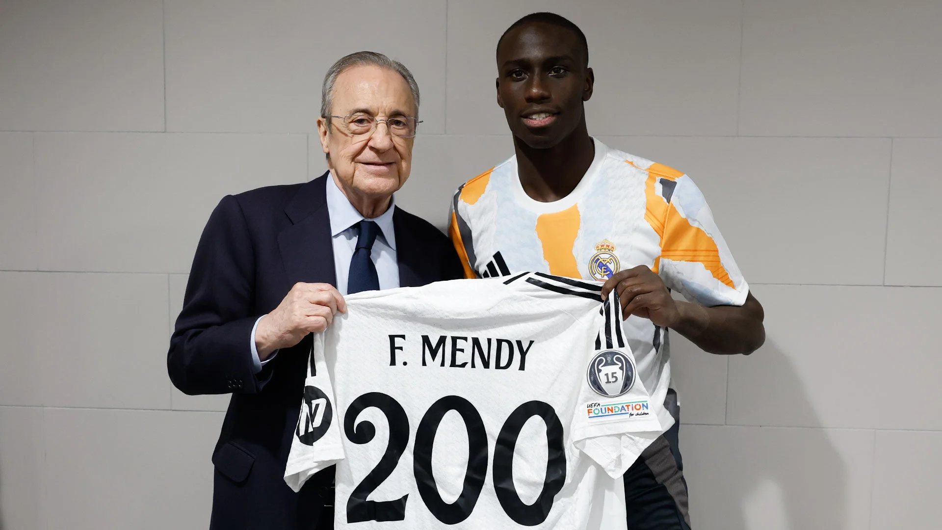 Mendy: 200 partidos con el Real Madrid