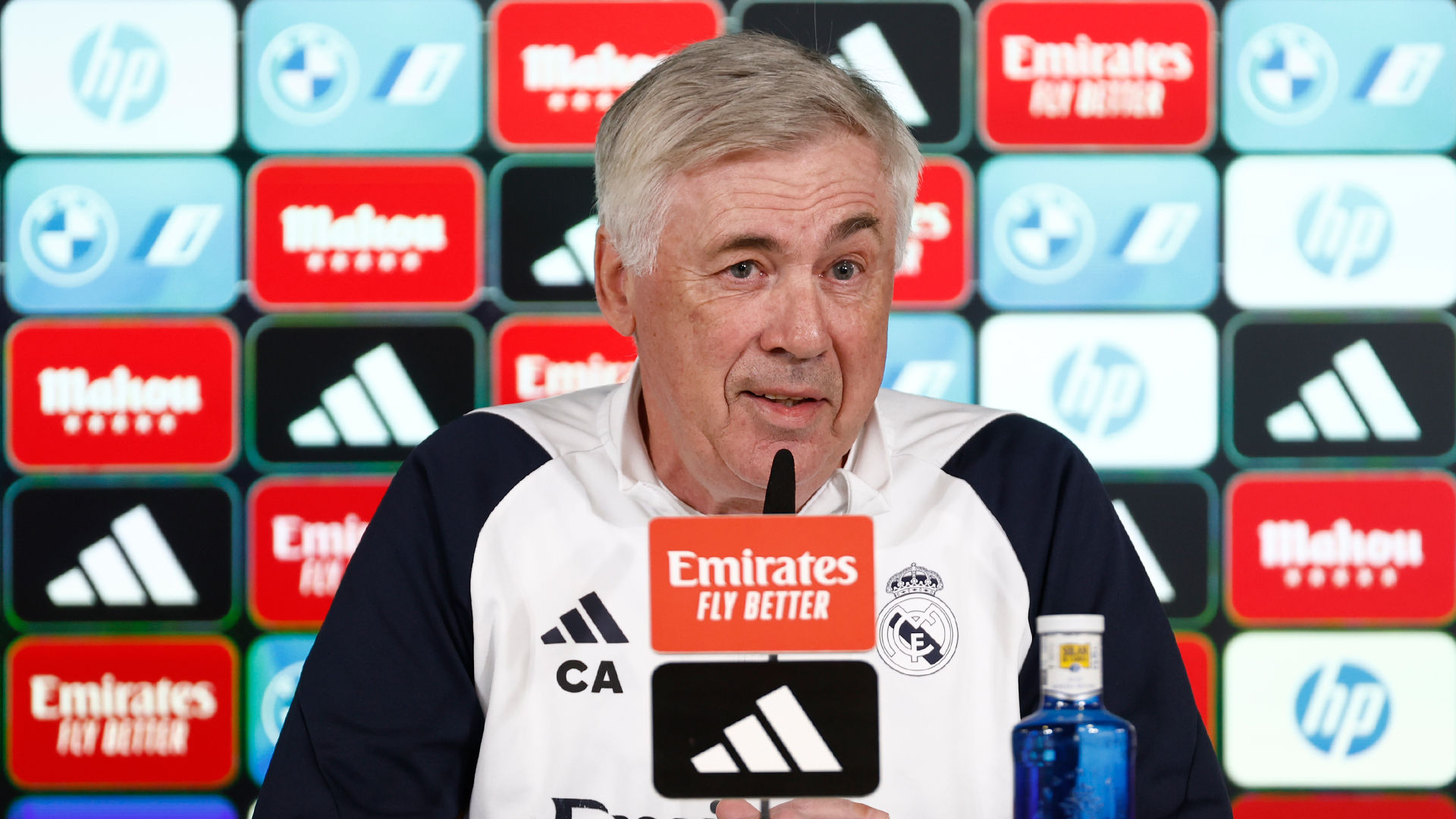 Ancelotti: "Our objective is to take three points and we're not thinking about what might happen next"