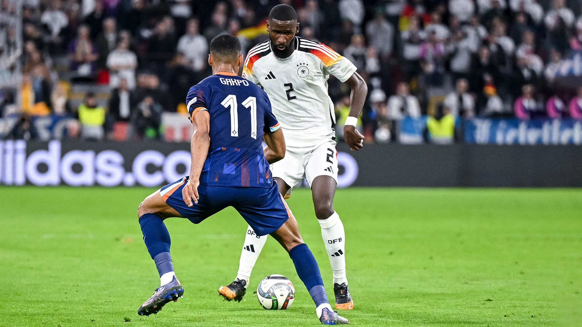 1-0: Rüdiger starts in Germany's win over Netherlands