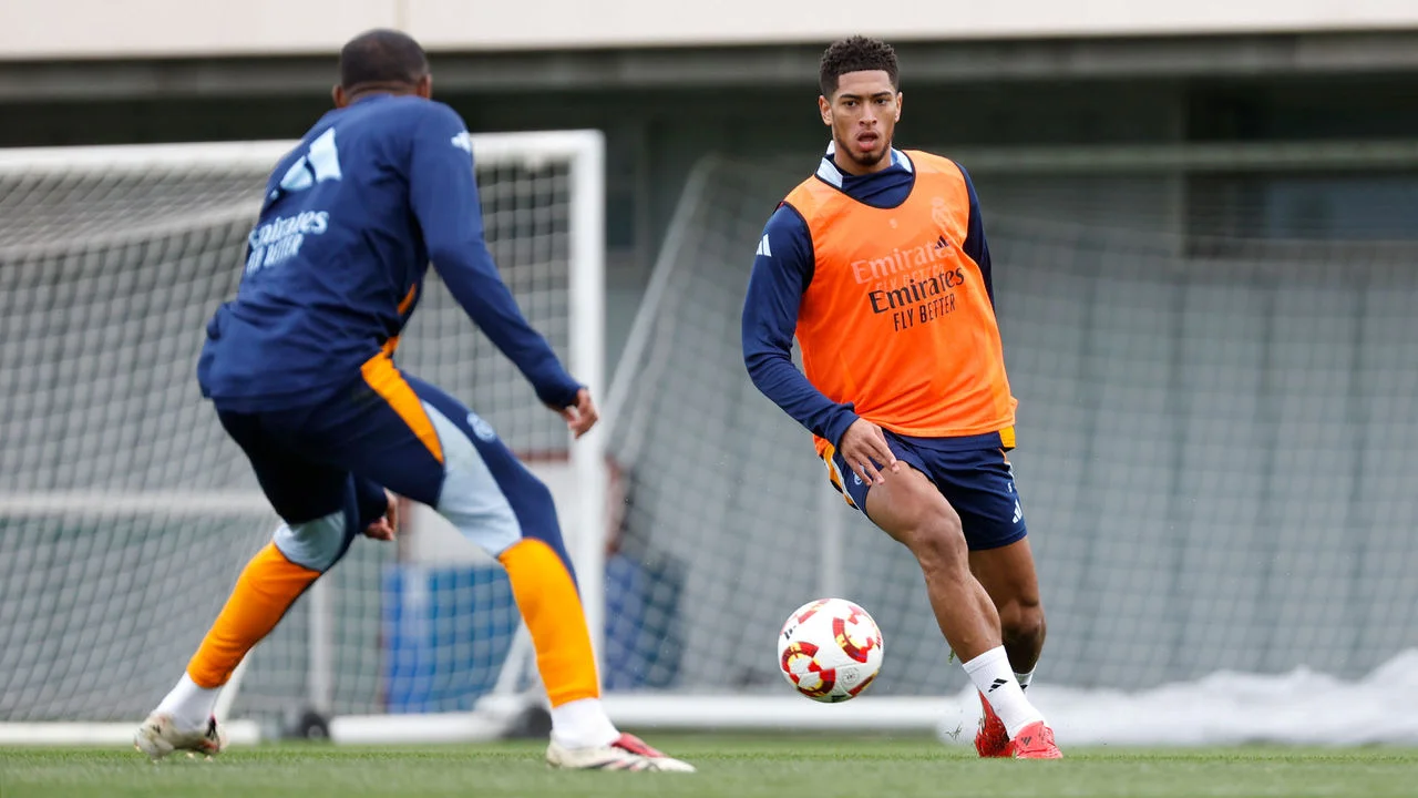 Final training session before the match against Real Sociedad