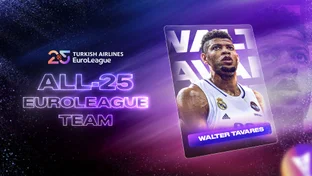 Tavares, named one of the 25 best players in Euroleague history