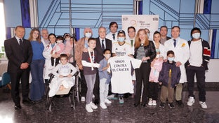 Club president visits hospitalised children with cancer at University of Navarra Clinic