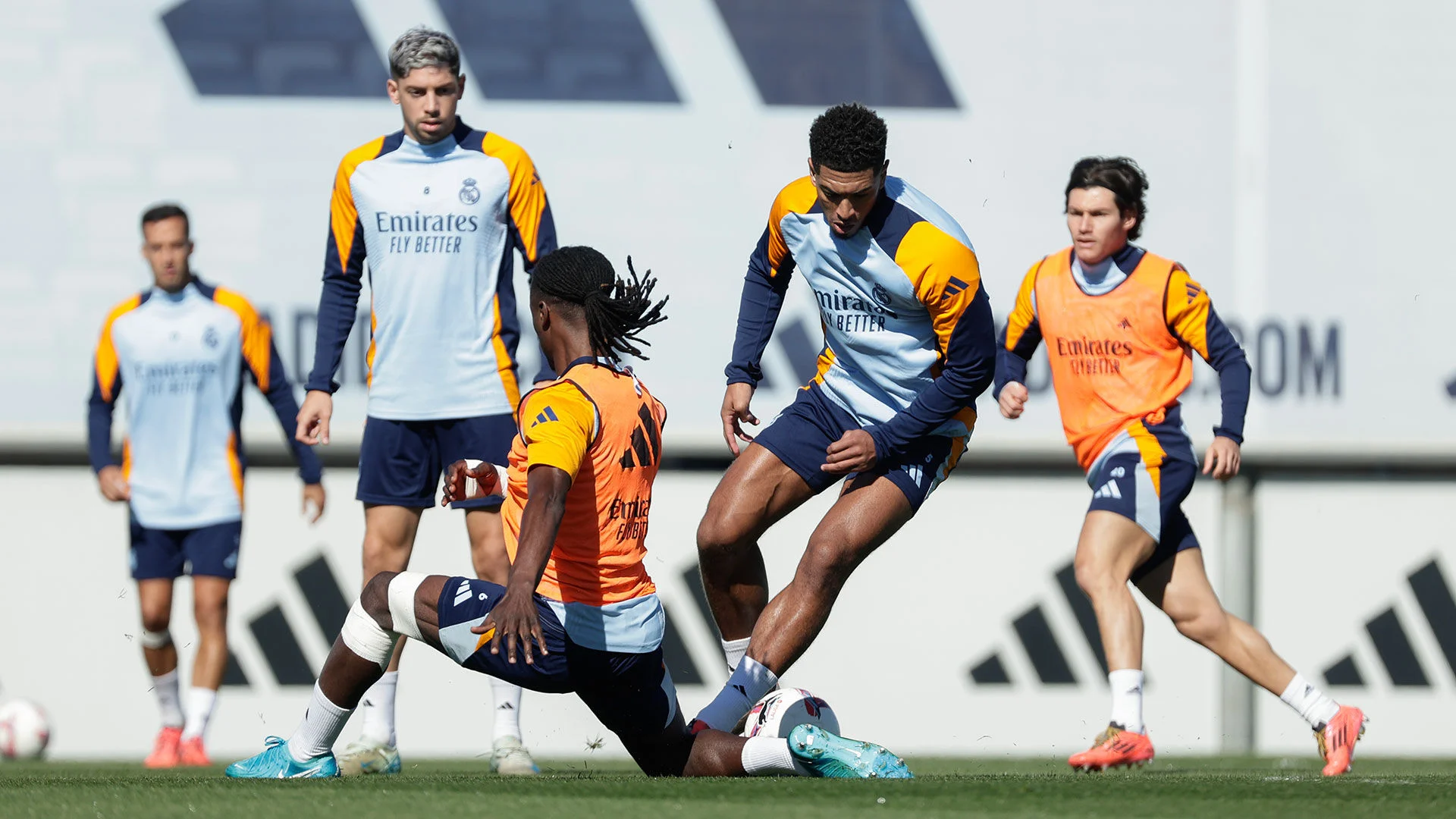 Dernier entraînement avant le derby