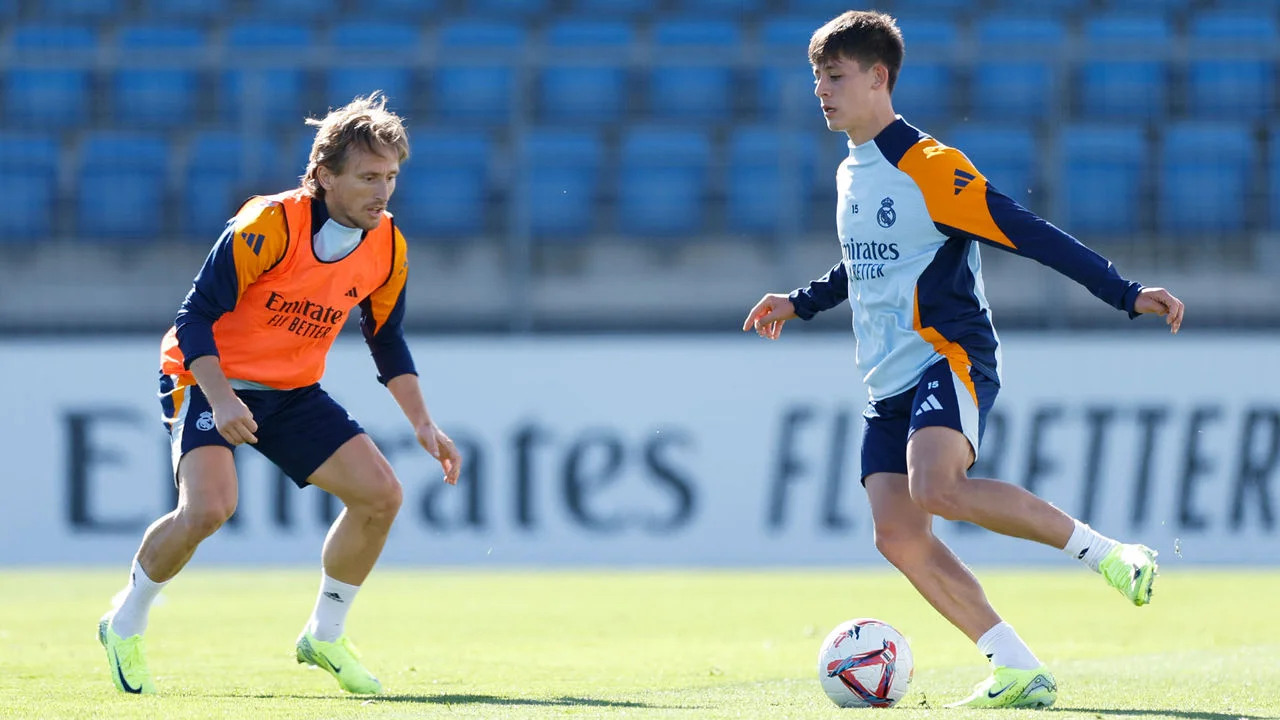 Último entrenamiento antes de visitar al Celta