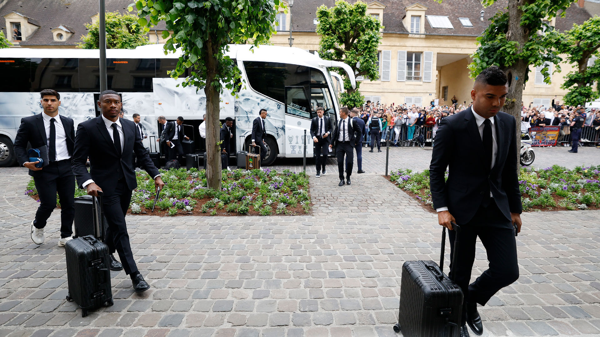 Así fue el viaje del Real Madrid a París