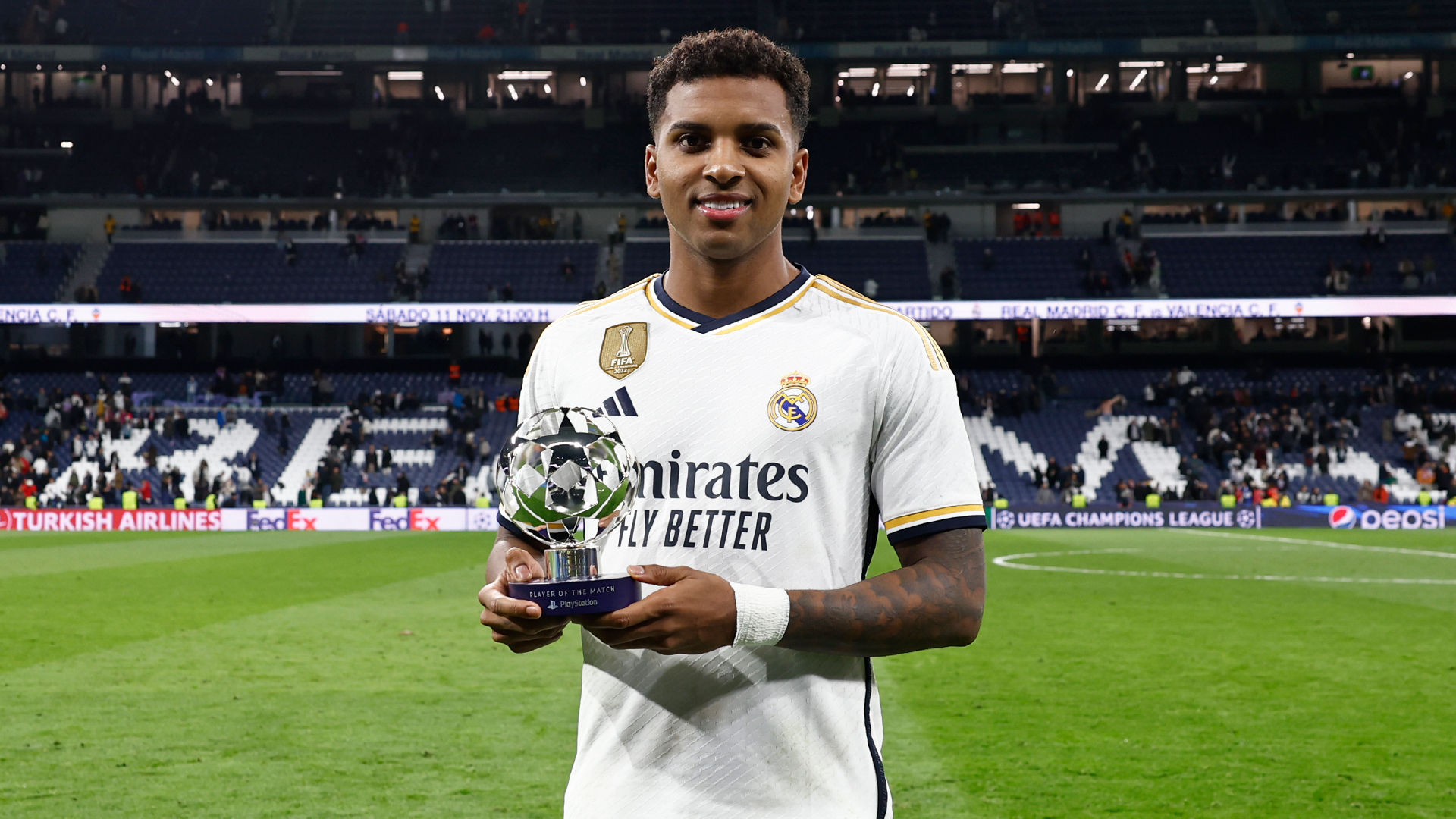 Rodrygo, MVP del encuentro: “Ha sido un partido perfecto'