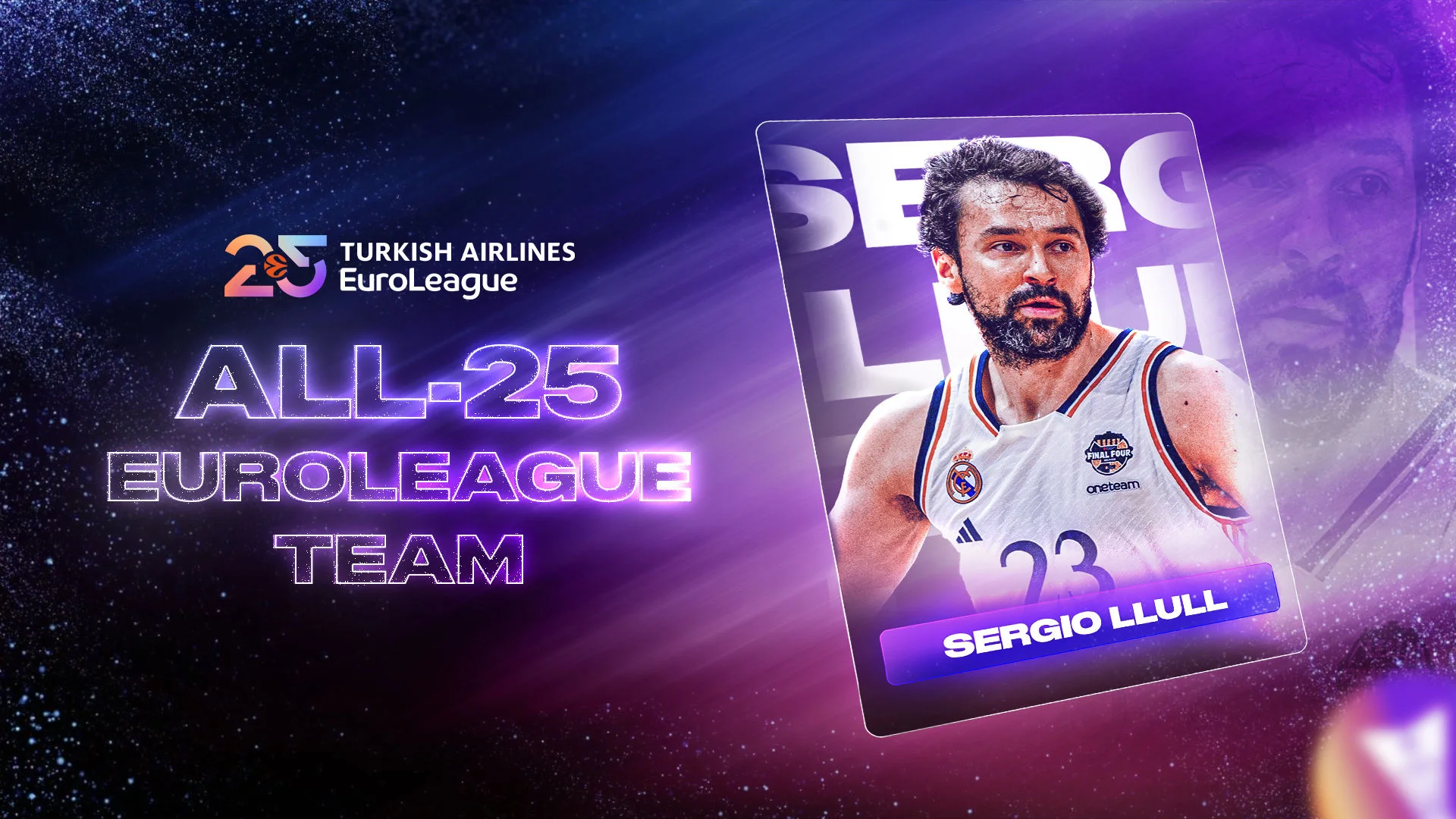 Llull, elegido entre los 25 mejores jugadores de la historia de la Euroliga