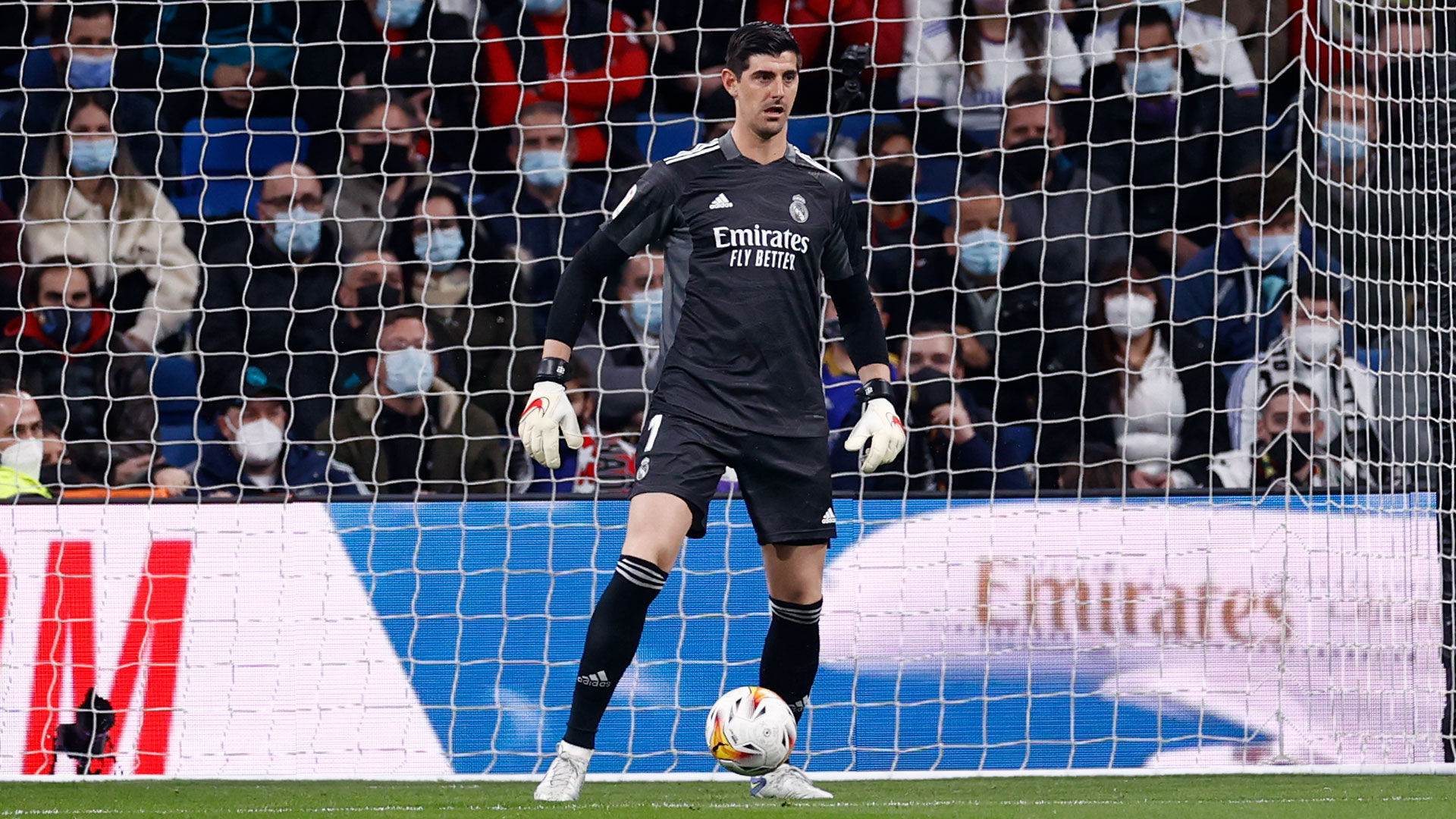 Courtois, 100 victorias con el Real Madrid