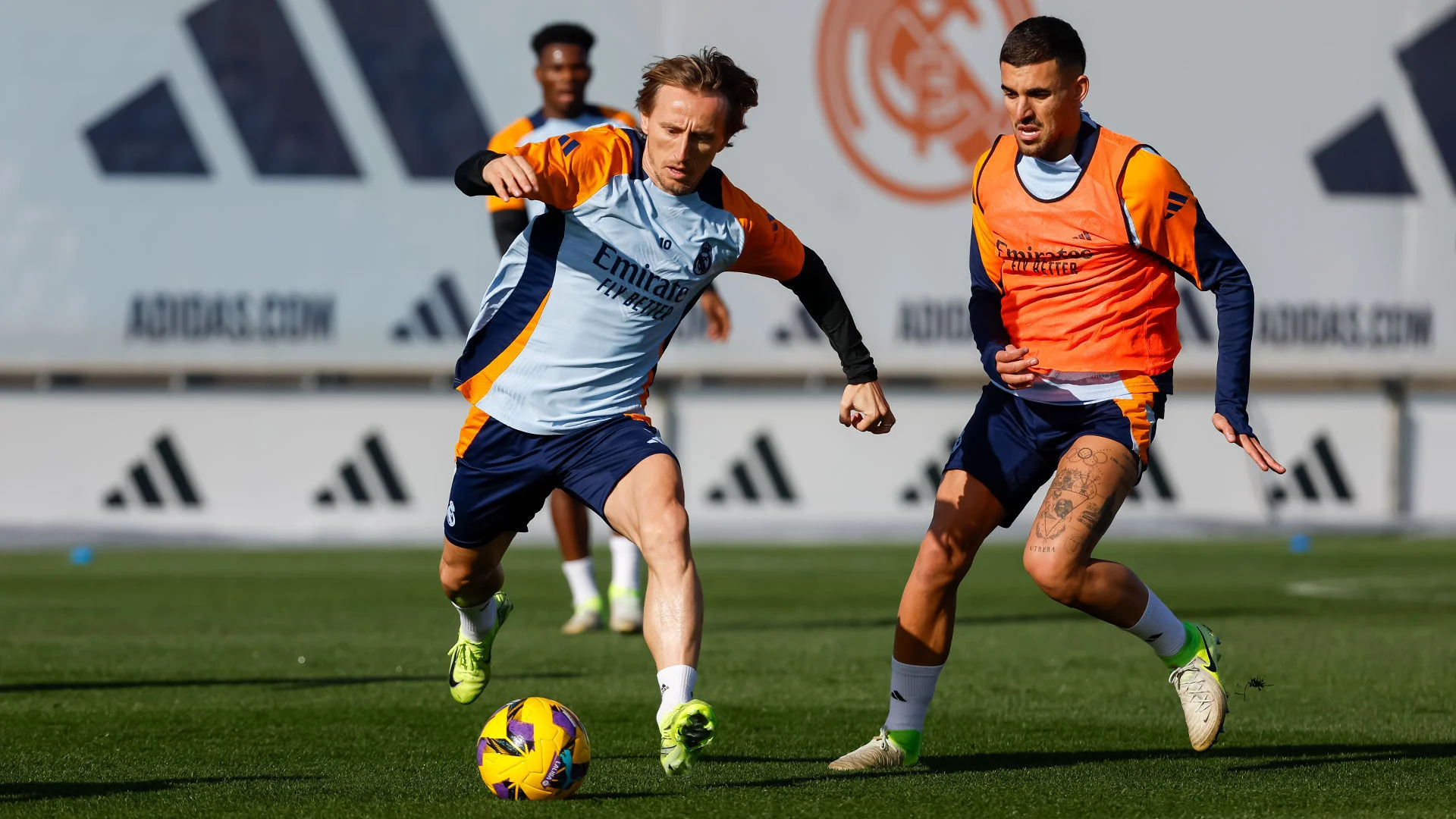 Último entrenamiento antes del partido contra el Athletic Club