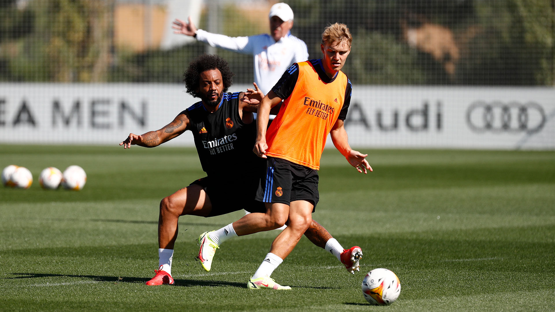 Trabajo táctico en la tercera jornada de entrenamientos de la semana