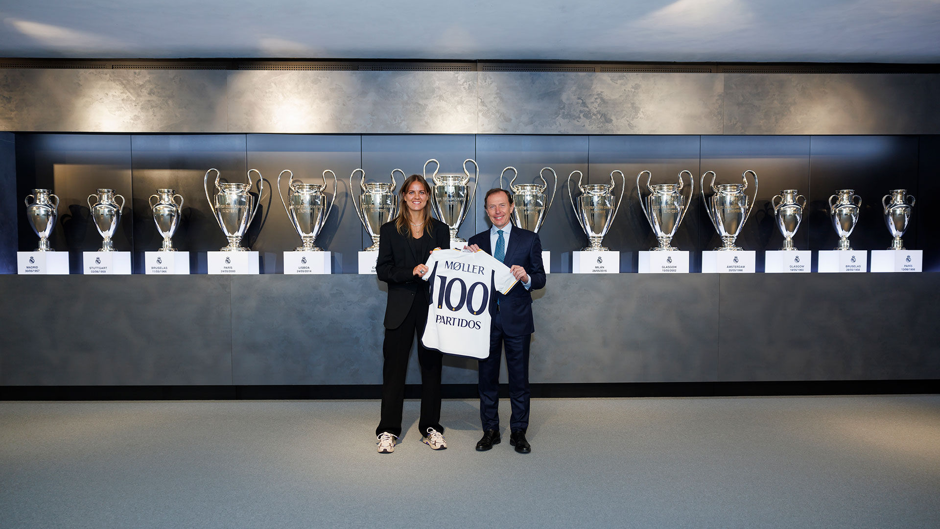 Møller, 100 partidos con el Real Madrid
