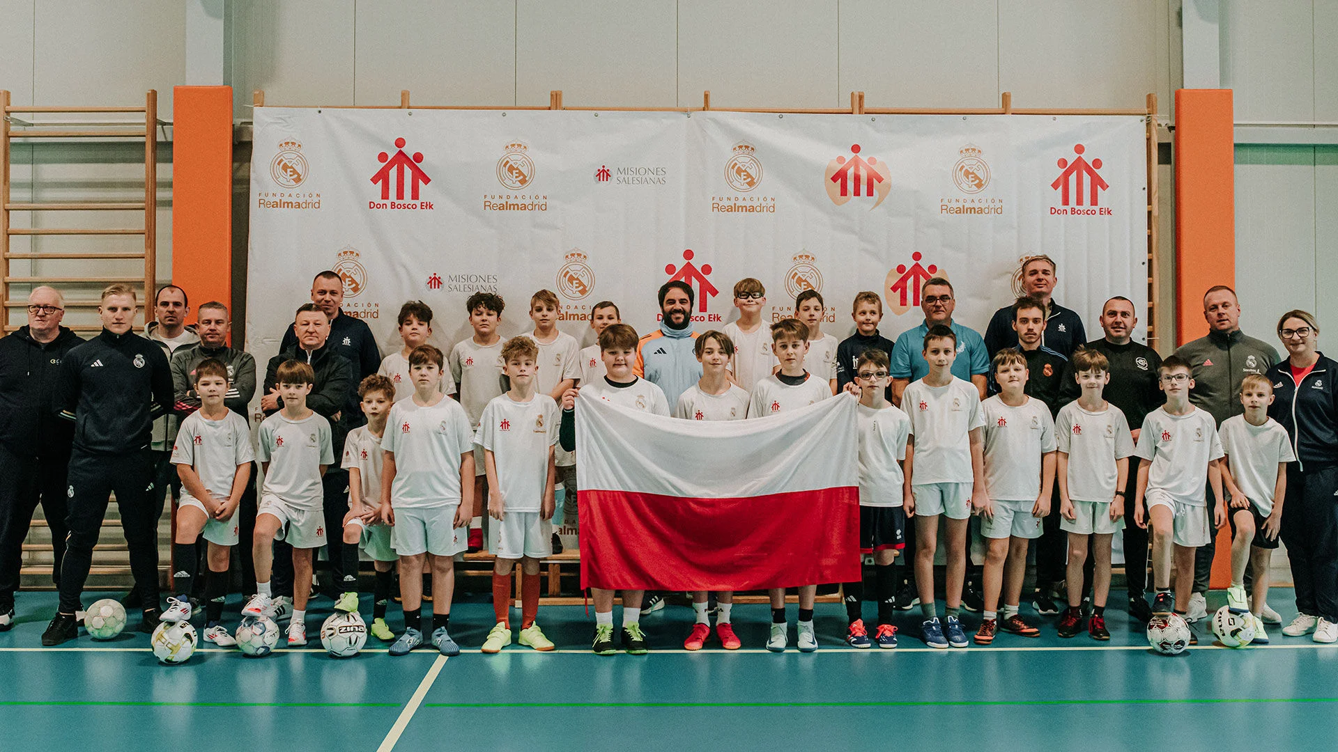 Training for coaches at Foundation's school in Poland