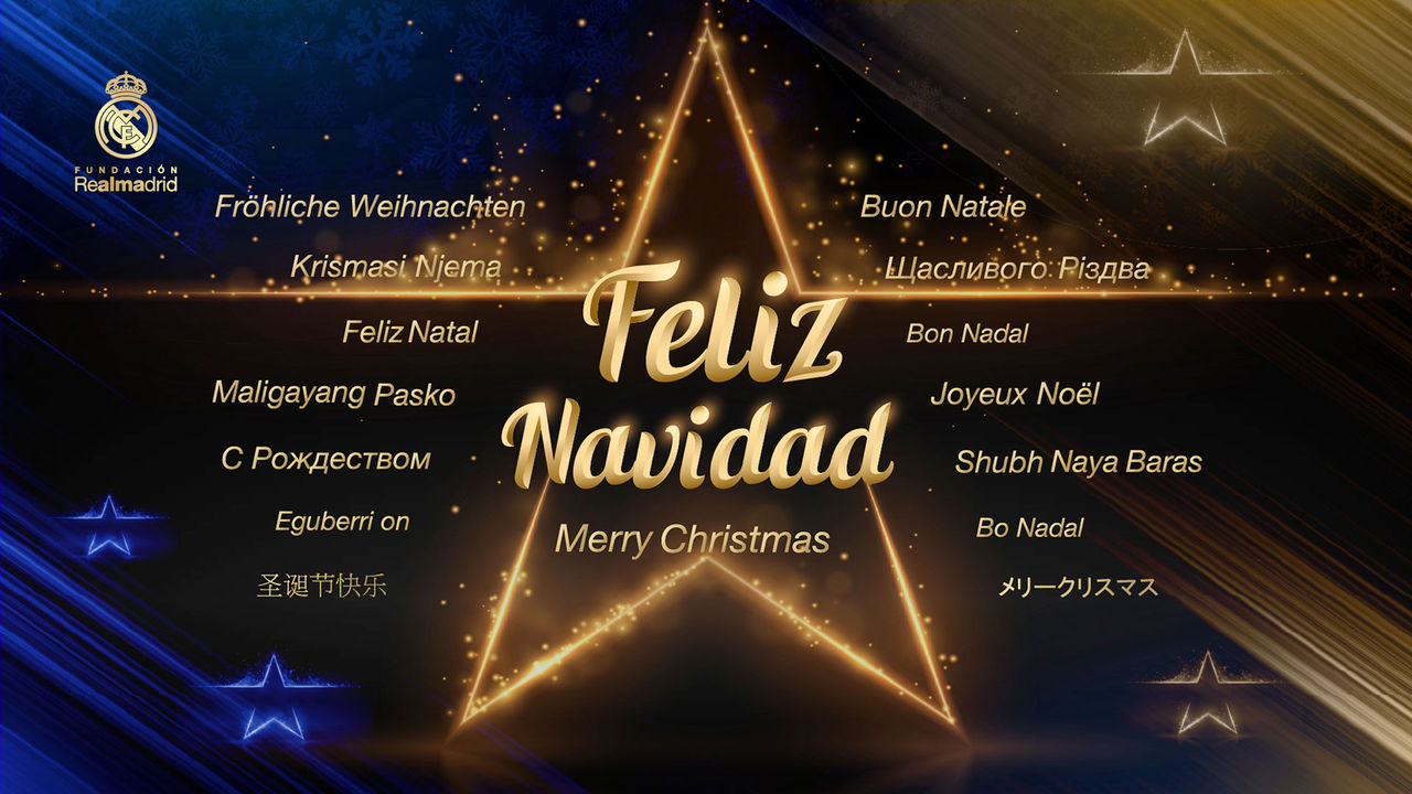 La Fundación Real Madrid les desea una feliz Navidad