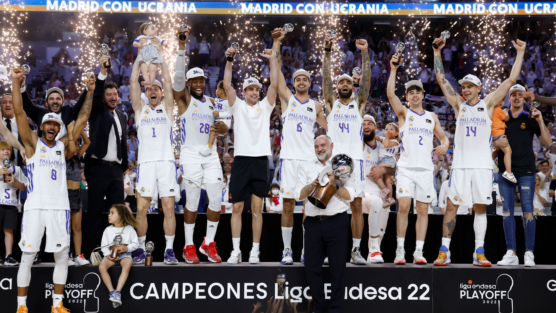 El Real Madrid ofrece hoy la 36ª Liga de baloncesto