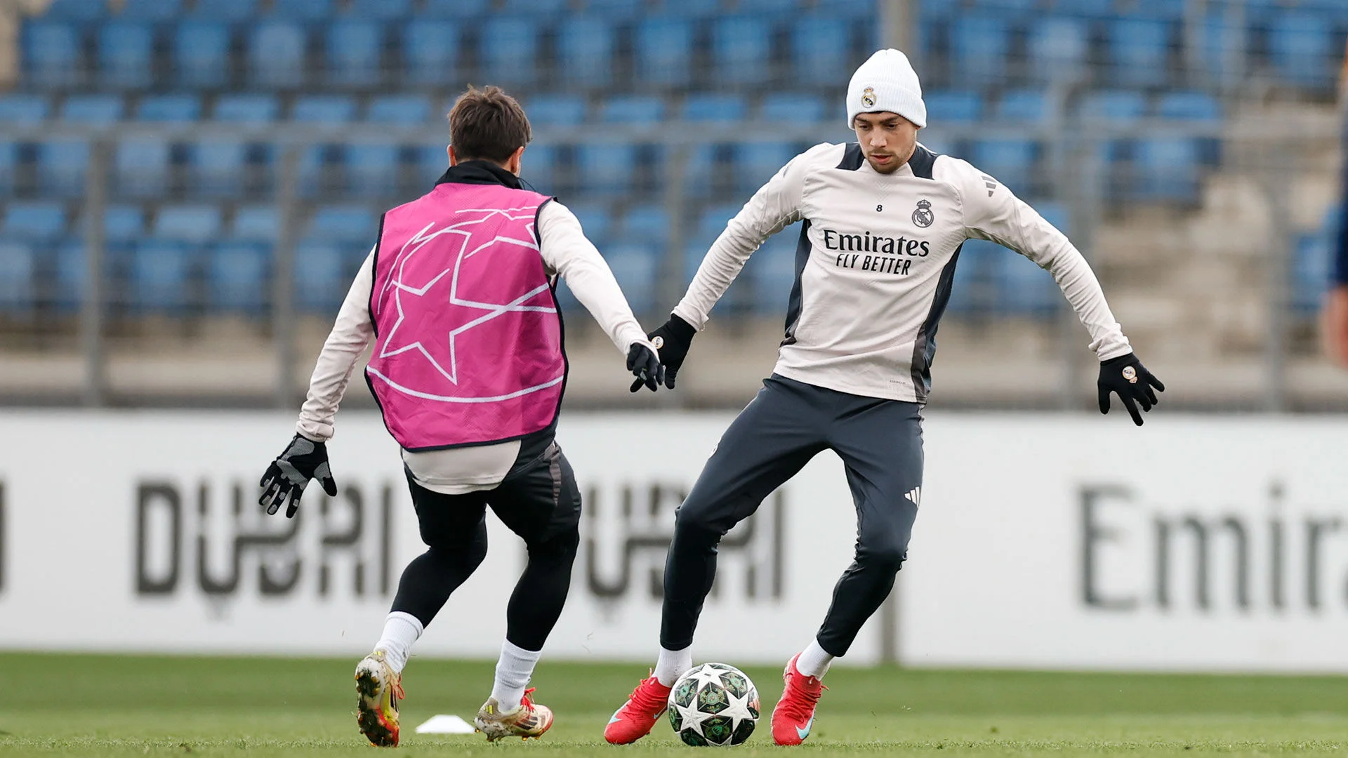 Final training session ahead of Champions League derby clash