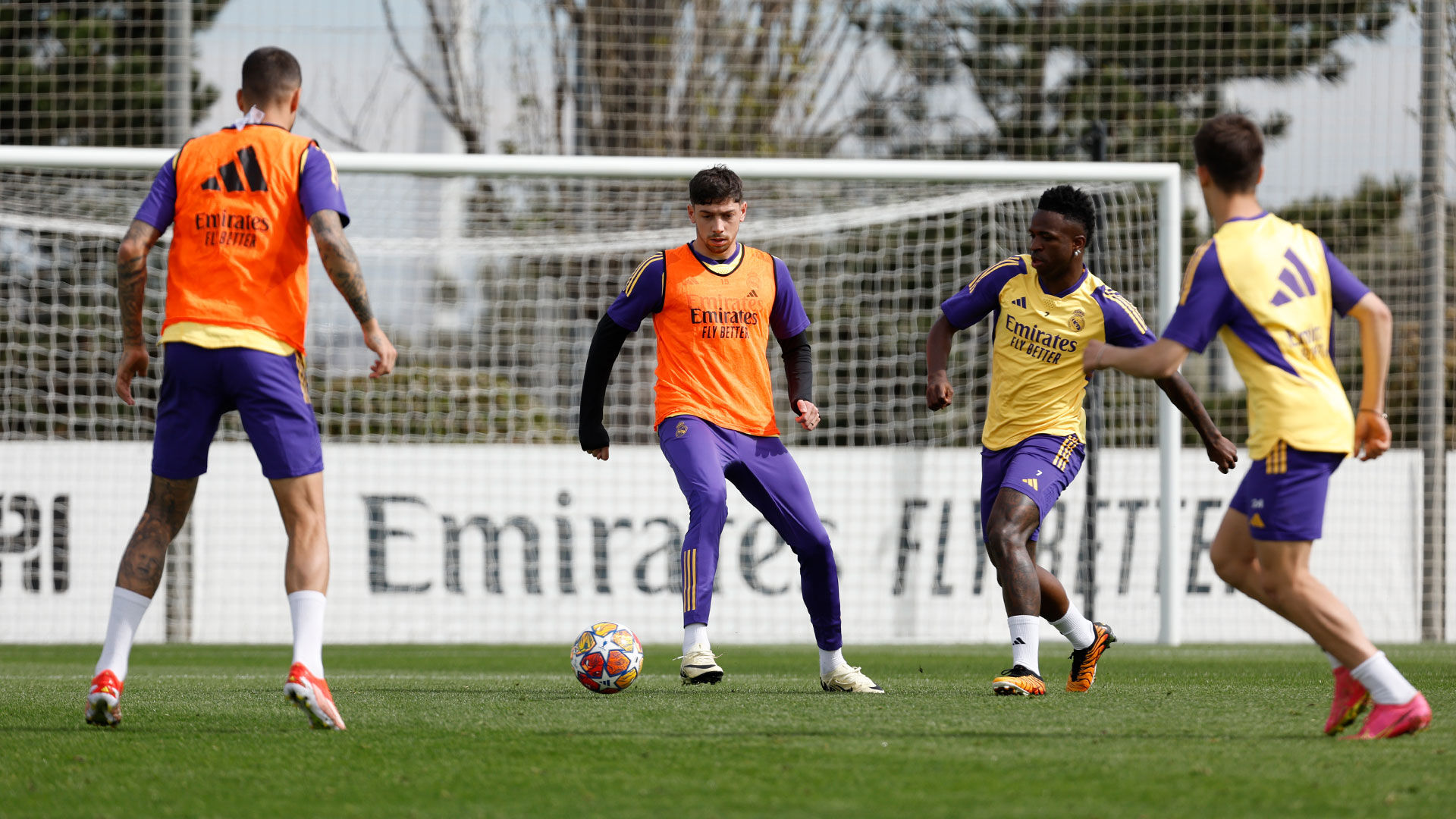 Demanding session at Real Madrid City