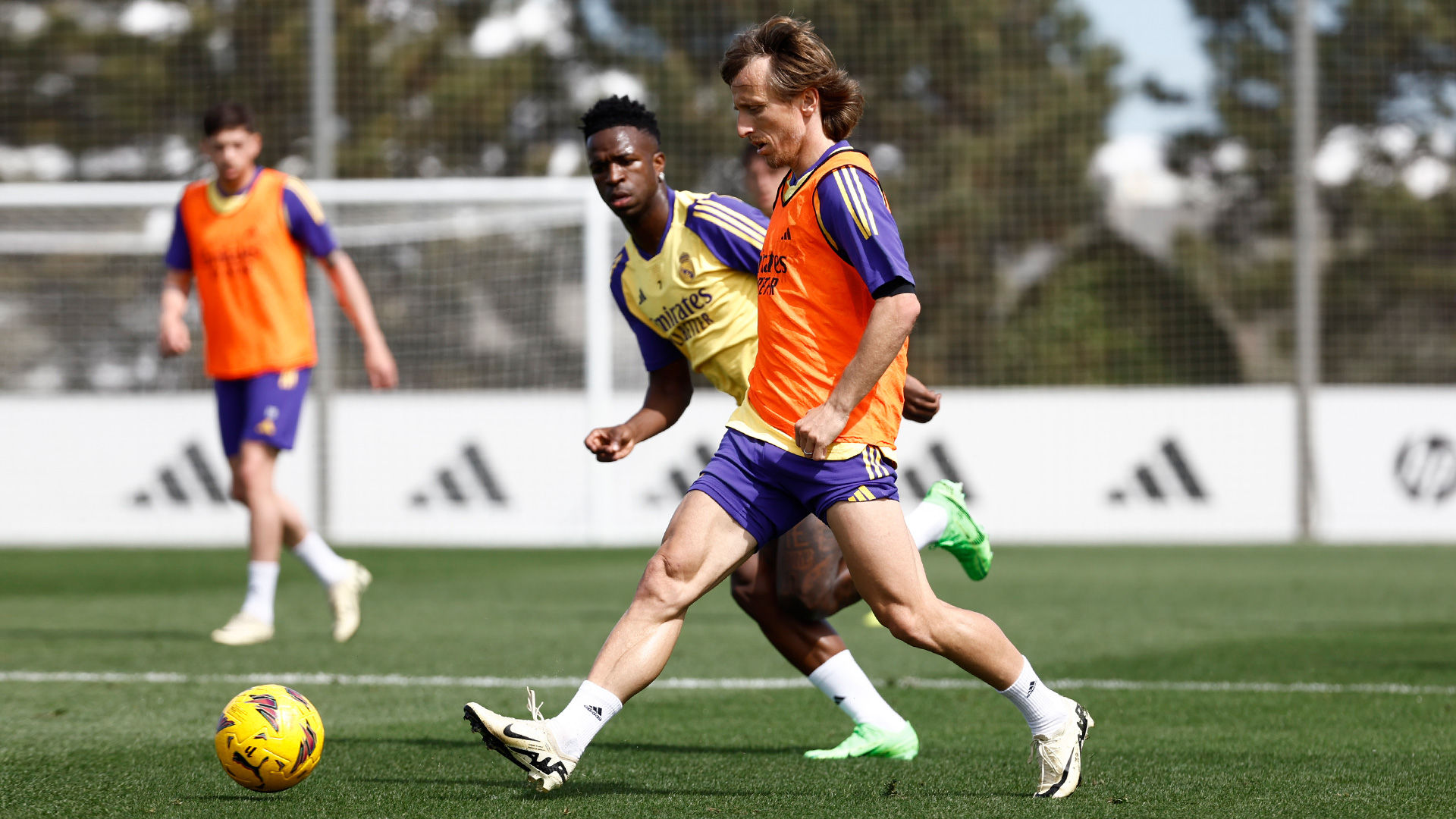 Último entrenamiento antes del Clásico