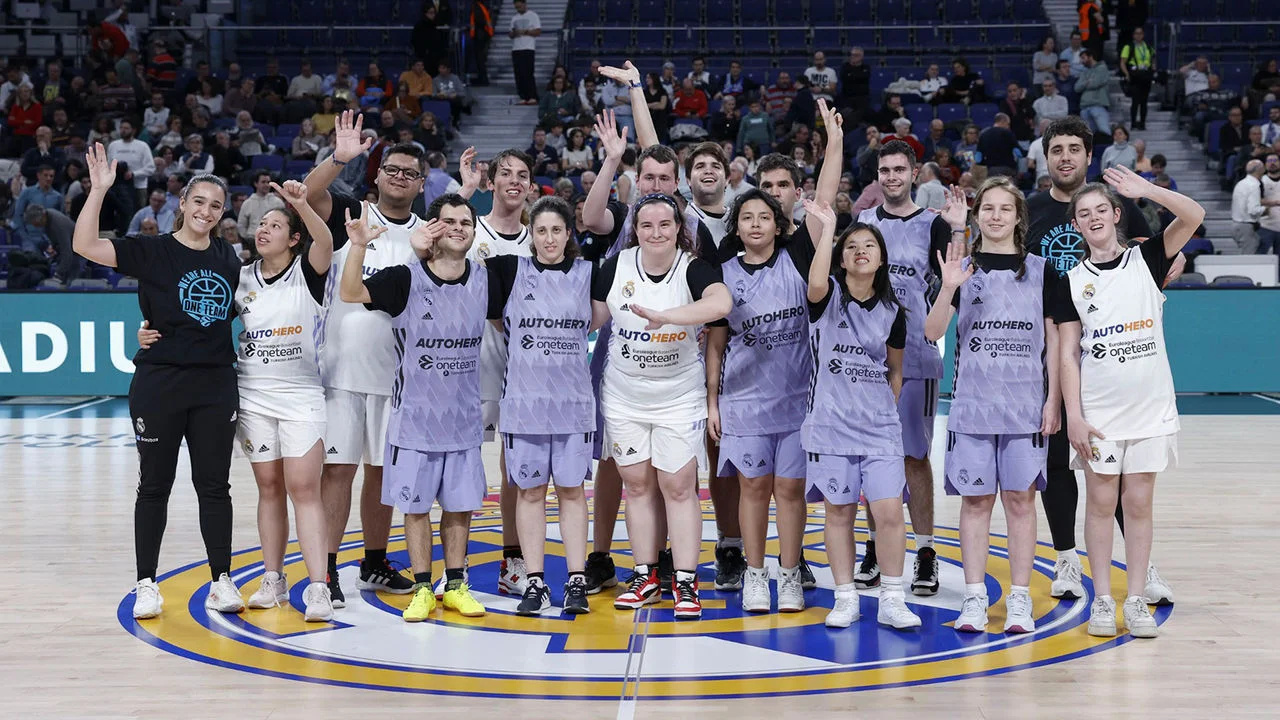 El Real Madrid y la Fundación Real Madrid brillan en la iniciativa One Team de la Euroliga