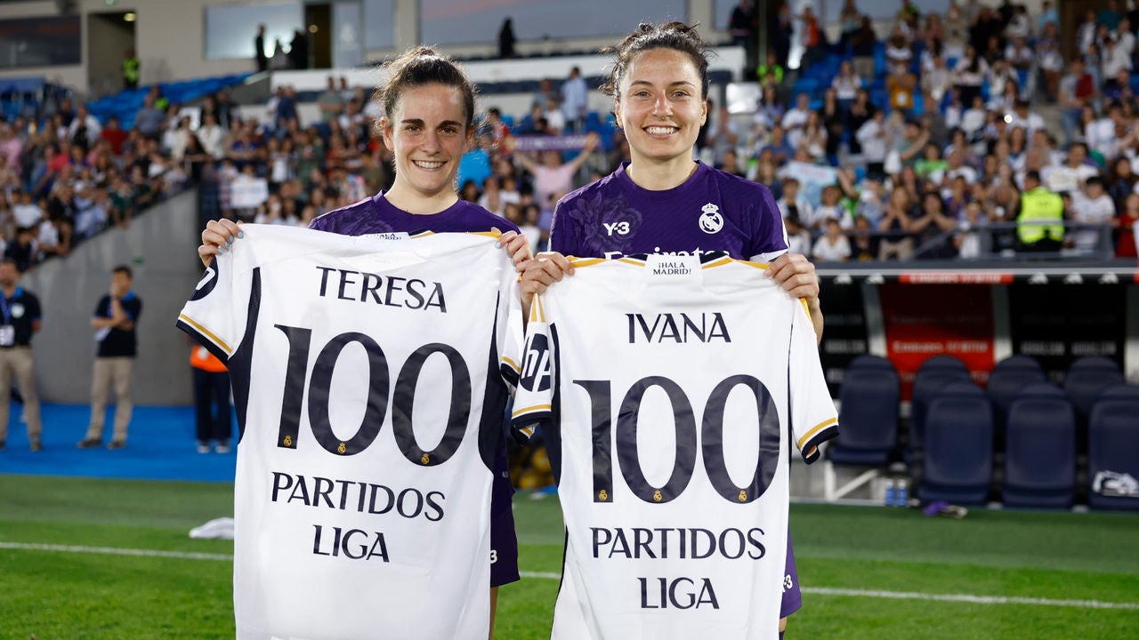 Ivana and Teresa play their 100th league match for Real Madrid