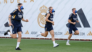Physische Tests in der Real Madrid Stadt