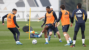 Real Madrid are preparing for the Napoli game