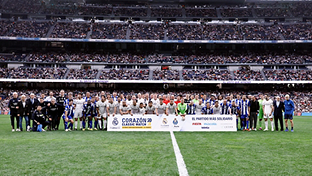 El Bernabéu disfrutó con las leyendas de Real Madrid y Oporto en el Corazón Classic Match