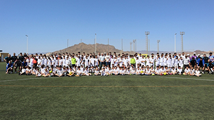 Segunda jornada de convivencia de las escuelas sociodeportivas de la Fundación Real Madrid en Mazarrón